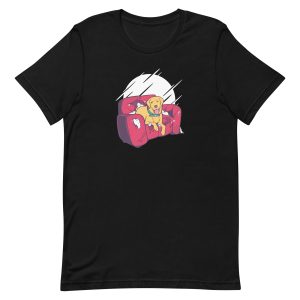 unisex-staple-t-shirt-black-front-6a9f99f9ce417.jpg Bad Dog Funny T-Shirt
