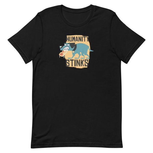 unisex-staple-t-shirt-black-front-6a9fd8df741c2.jpg Humanity Stinks T-Shirt