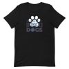 unisex-staple-t-shirt-black-front-6aa182514014f.jpg Distracted By Dogs T-Shirt