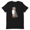 unisex-staple-t-shirt-black-front-6aa186a962b6b.jpg Australian Shepherd Dog T-Shirt