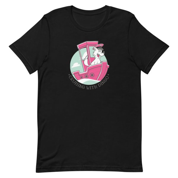 unisex-staple-t-shirt-black-front-6aa189c29003a.jpg Dog Captain T-Shirt