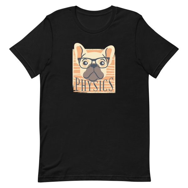 unisex-staple-t-shirt-black-front-6aa1cbabe8ffd.jpg Physics Nerdy Dog T-Shirt