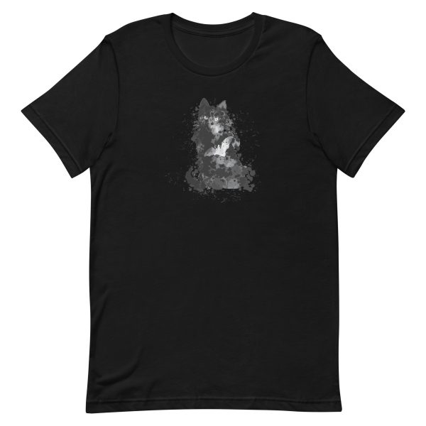unisex-staple-t-shirt-black-front-6aa3c4952bf93.jpg Black Cat Halloween T-Shirt