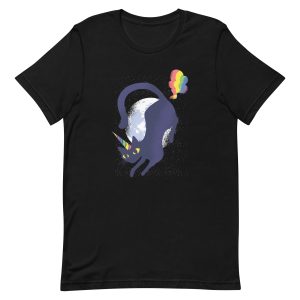 unisex-staple-t-shirt-black-front-6aa3c57bebc63.jpg Caticorn T-Shirt