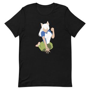 unisex-staple-t-shirt-black-front-6aa461630e322.jpg Cat Girl T-Shirt