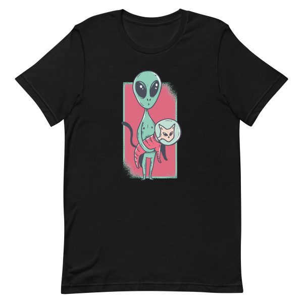 Space Alien Cute Cat T-Shirt