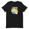 unisex-staple-t-shirt-black-front-6aa4639673348.jpg Pin Up Cat T-Shirt