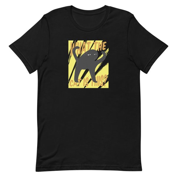 unisex-staple-t-shirt-black-front-6aa4642e81ef9.jpg Cat Creature T-Shirt