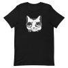 unisex-staple-t-shirt-black-front-6aa46537b8ab4.jpg Cat With Goggles T-Shirt