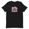 unisex-staple-t-shirt-black-front-6aa720680ebbe.jpg Cat On Balcony T-Shirt