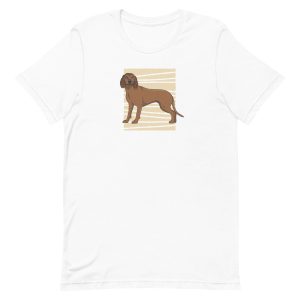 unisex-staple-t-shirt-white-front-6a9f86728536c.jpg Bavarian Mountain Dog T-Shirt