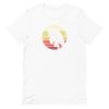 unisex-staple-t-shirt-white-front-6a9f8b7aa0d88.jpg Landseer Sunset T-Shirt