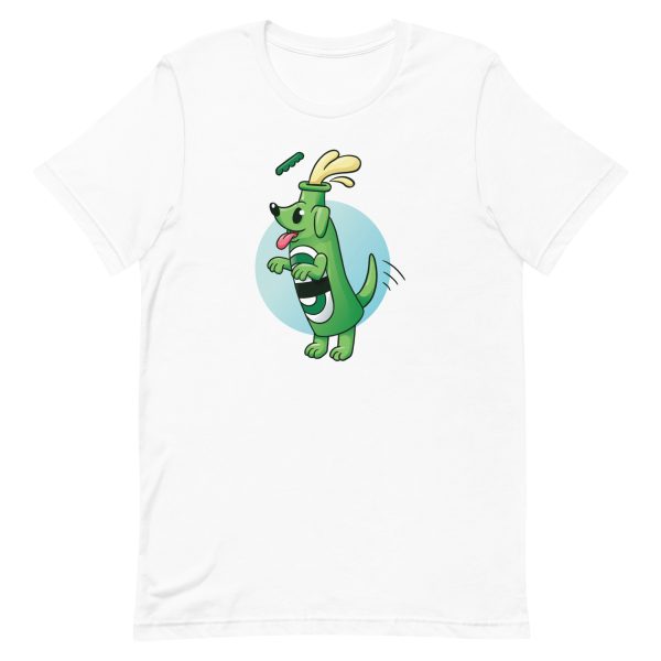 unisex-staple-t-shirt-white-front-6a9f8bf73d38d.jpg Beer Dog T-Shirt