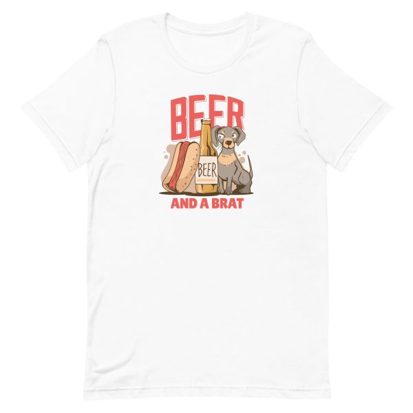 unisex-staple-t-shirt-white-front-6a9f8e9e860f3.jpg Beer Dog T-Shirt