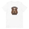 unisex-staple-t-shirt-white-front-6a9f93765b26b.jpg Spinone Dog T-Shirt