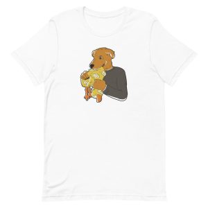 unisex-staple-t-shirt-white-front-6a9f971dd6cf7.jpg Bad Dog T-Shirt