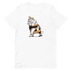 unisex-staple-t-shirt-white-front-6a9f97bb75ed6.jpg Bee Pug Dog T-Shirt