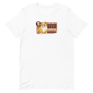 unisex-staple-t-shirt-white-front-6aa183dc81e6c.jpg Beer Bulldog T-Shirt