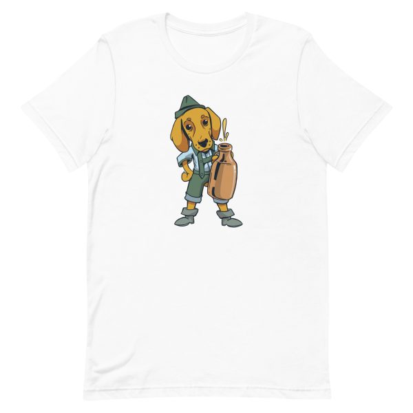 Drinking Dachshund Dog T-Shirt