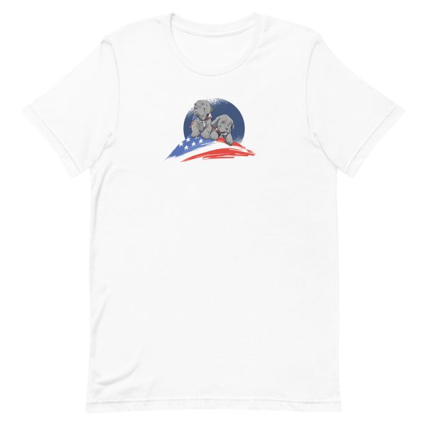 unisex-staple-t-shirt-white-front-6aa186c9ba77f.jpg American Dogs T-Shirt