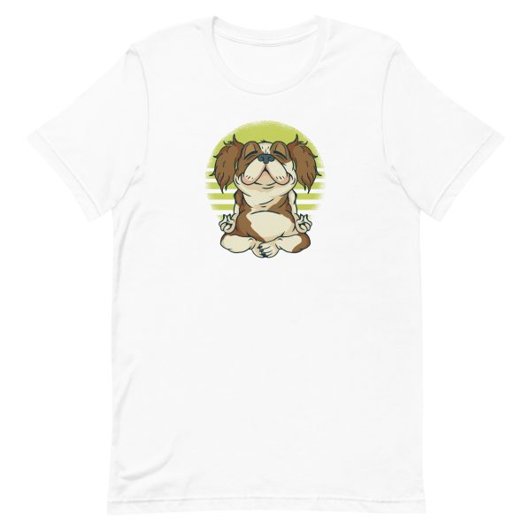 unisex-staple-t-shirt-white-front-6aa18cc15c1e7.jpg Cavalier Yoga T-Shirt