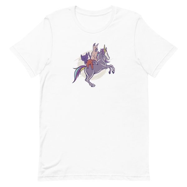 unisex-staple-t-shirt-white-front-6aa1cc2c32389.jpg Cute Animals T-Shirt