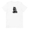 unisex-staple-t-shirt-white-front-6aa3c4952a227.jpg Black Cat Halloween T-Shirt