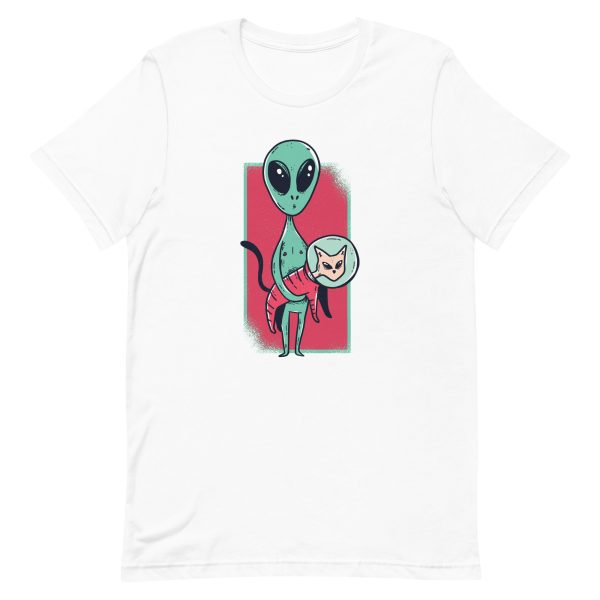 Space Alien Cute Cat T-Shirt