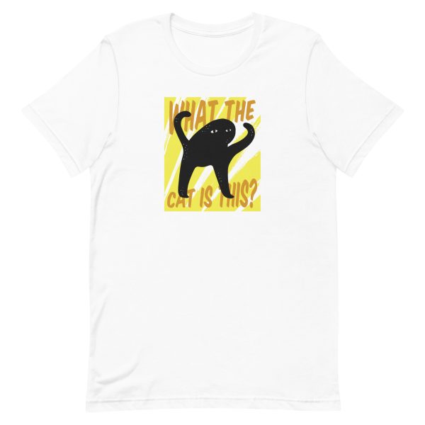 unisex-staple-t-shirt-white-front-6aa4642e7fa12.jpg Cat Creature T-Shirt