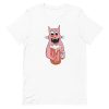unisex-staple-t-shirt-white-front-6aa467357b008.jpg Drunk Cat T-Shirt