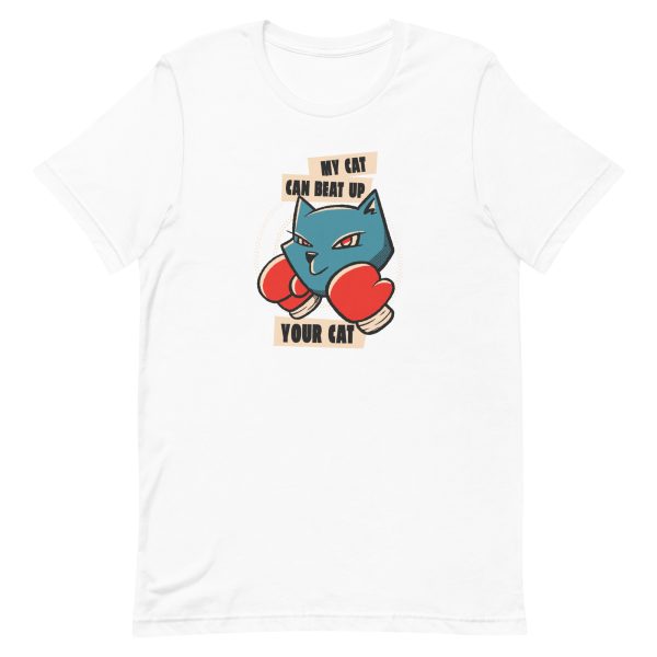 unisex-staple-t-shirt-white-front-6aa71f3c86083.jpg My Cat Quote T-Shirt