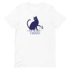 unisex-staple-t-shirt-white-front-6aa721165b0be.jpg Rebel Cat T-Shirt
