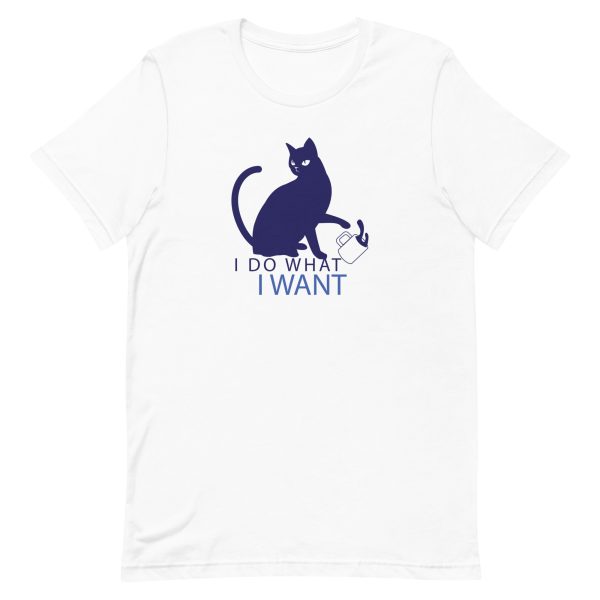 unisex-staple-t-shirt-white-front-6aa721165b0be.jpg Rebel Cat T-Shirt